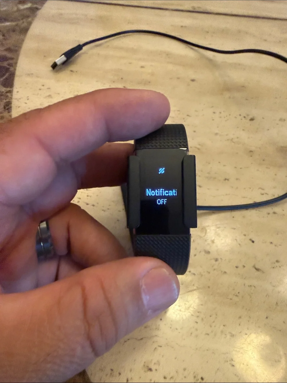 fitbit Charge Heart Rate Fitness Tracker in Black